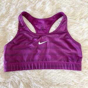 Nike Purple Racer back Sports Bra US Large